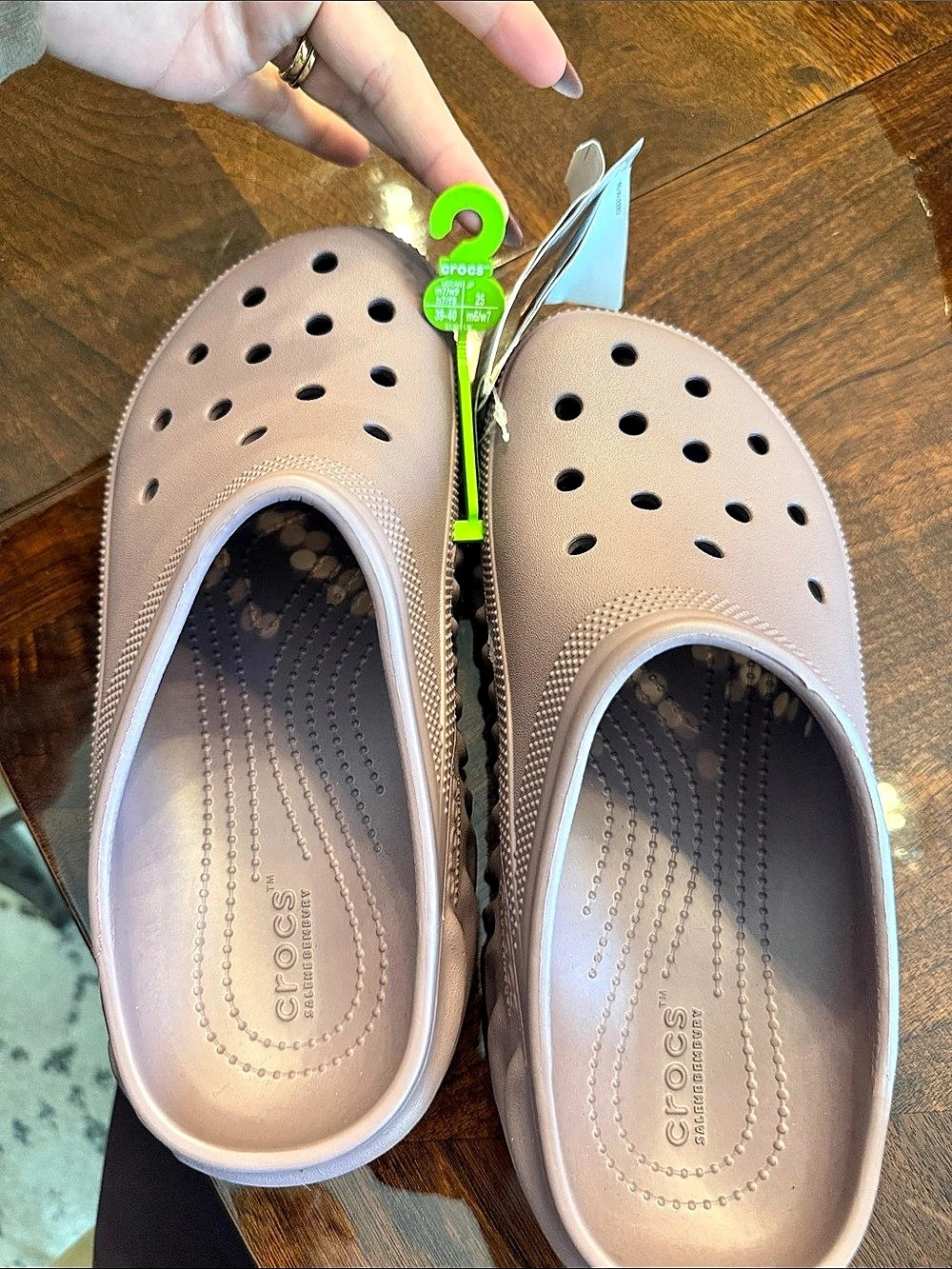 Crocs Salehe Bembury x Crocs Pollex Clog Brown/Mauve US m7/w9 NWT